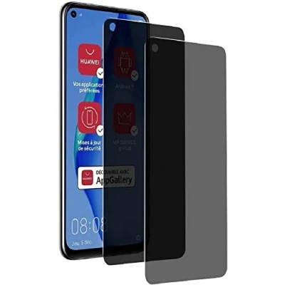 Abbildung von Fiokxie [2 Stück] Sichtschutz für HUAWEI P40 Lite 4G Anti Spy Sichtschutzfolie 9H Härte, Spähen Privatsphäre Schutzfolie,Gehärtetes Glas Folie Blickschutzfolie, Privacy Screen mit