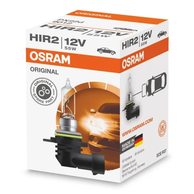 Abbildung von OSRAM 9012 Glühlampe, Fernscheinwerfer HIR2 12V 55W 3200K Halogen TOYOTA: Yaris III Schrägheck, Auris Kombi, HYUNDAI: ix35