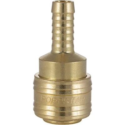 Abbildung von Poppstar Schnellkupplung Druckluft NW 7,2 mit Schlauchtülle (für Schläuche LW 9,5mm) für Anschluss