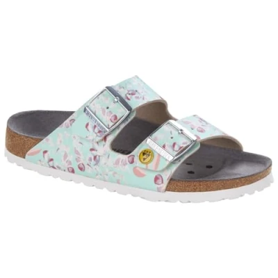 Abbildung von Birkenstock Freizeitschuhe ESD Flower Hausschuh, Damen, Größe: 38, Mintgrün Schuhe