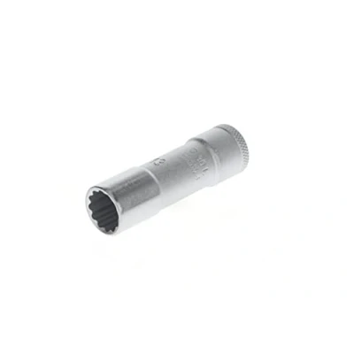 Abbildung von GEDORE Steckschlüsseleinsatz lang, Nuss, 3/8&#039;&#039; 10 mm Antrieb, 12 kant, 13 Weite, D 30 L 13, Stahl verchromt