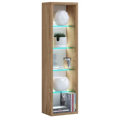 Abbildung von VCM Standregal Holz CD DVD Stand Aufbewahrung Deko Regal Rasato, 1 tlg.