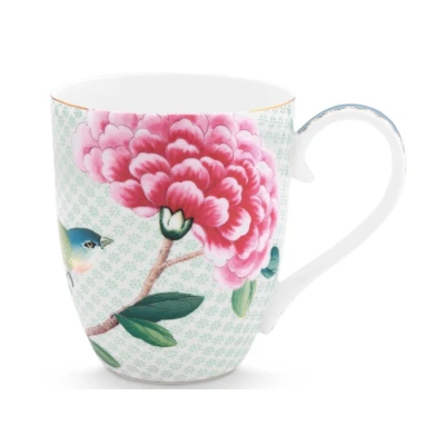 Abbildung von PIP STUDIO Blushing Birds Henkelbecher XL weiss 0,45 l