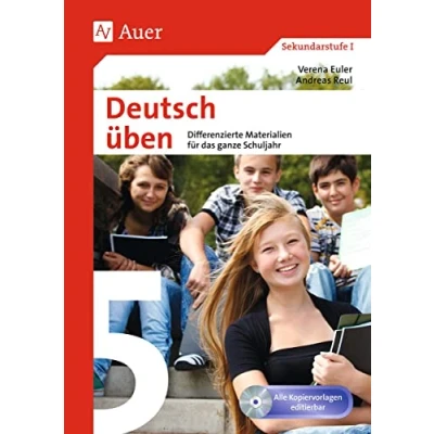 Abbildung von Deutsch üben Klasse 5: Differenzierte Materialien für das ganze Schuljahr (XY üben)