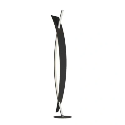Abbildung von Lucande LED Stehleuchte Marija, schwarz, Metall, Höhe 140 cm