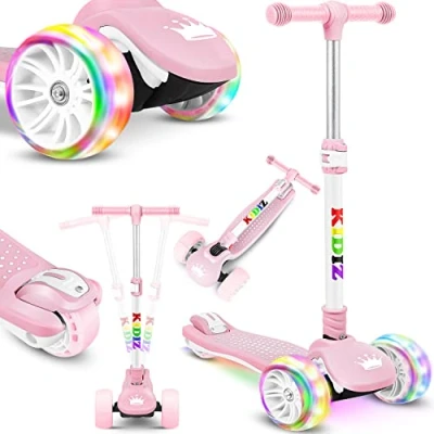 Abbildung von KIDIZ Cityroller, Roller Kinder Scooter X Pro2 Dreiradscooter mit PU LED Leuchten