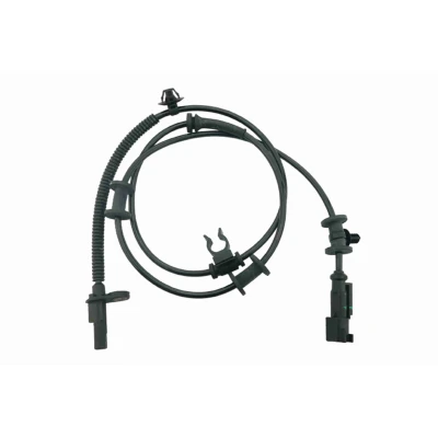 Abbildung von VEMO V25 72 0123 ABS Sensor Hinterachse links, rechts mit Kabel, Klammer 2 polig eckig
