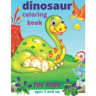 Abbildung von dinosaur coloring book for kids ages 3 and up: Great gift little boys girls 140 pages