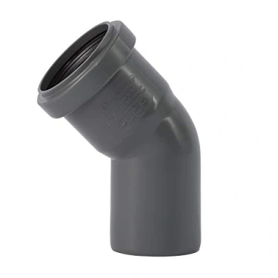 Abbildung von HT Safe bøjn. 50mm 45grHurtigere og nemmere montering med de nye patenterede tætningsringe bestående af 3 læber.