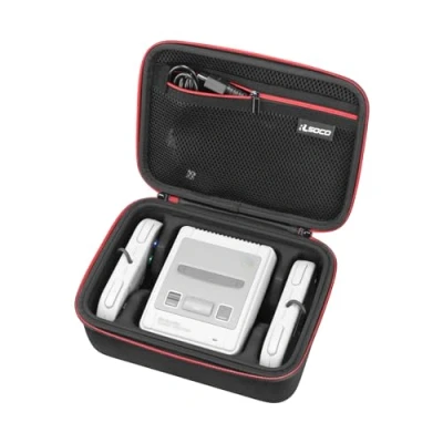 Abbildung von RLSOCO Tragetasche für Nintendo Classic Mini:Super Entertainment System/SNES Mini/PC Engine CoreGrafx Mini