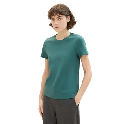 Abbildung von TOM Tailor MIT Rundhalsausschnitt Tshirt basic, Damen, Größe: XXL, Sea pine green