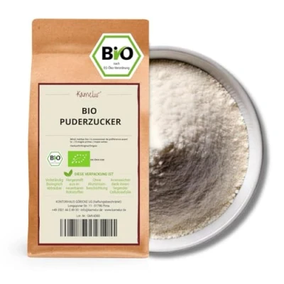 Abbildung von Kamelur BIO Puderzucker (250g) Staubzucker aus Rohrohrzucker