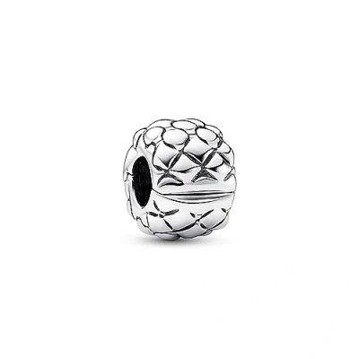 Abbildung von Pandora Studded CLIP Charm, Damen, Größe: One Size, Sterling silver