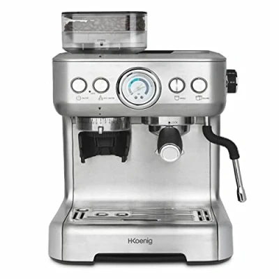 Abbildung von Espressomaschine mit 15 Stufen Mahlwerk