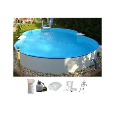Abbildung von Clear Pool Achtformpool, (Set, 6 tlg.), 540x350x120 cm inkl. umfangreichem Zubehör für den Teileinbau