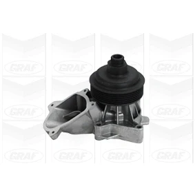 Abbildung von GRAF PA1046 Wasserpumpe mit Dichtung mechanisch Gusseisen 95 für Keilrippenriementrieb BMW: 3 Limousine, Touring, 5 Limousine