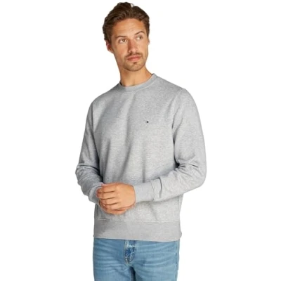 Abbildung von Tommy Hilfiger FLAG LOGO Sweatshirt, Herren, Größe: XS, Light grey heather