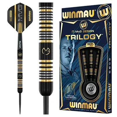 Abbildung von Winmau Dartpfeil Steeldart MvG Trilogy 1481 21,5g