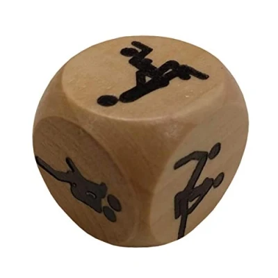 Abbildung von Lcdg Liebes Würfel Kama Sutra Aus Holz Einzeln verkauft