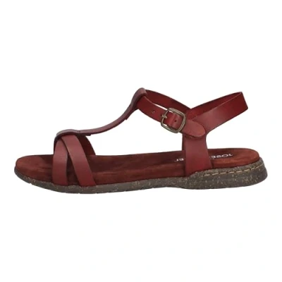 Abbildung von Josef Seibel Riemensandalette, Damen, Größe: 39, Rubin Schuhe