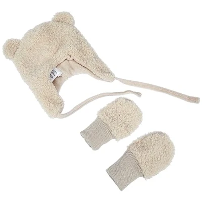 Abbildung von Name it Nbnmatuta Unisex SET Mütze für Kinder, Größe: 45 47, Moonbeam