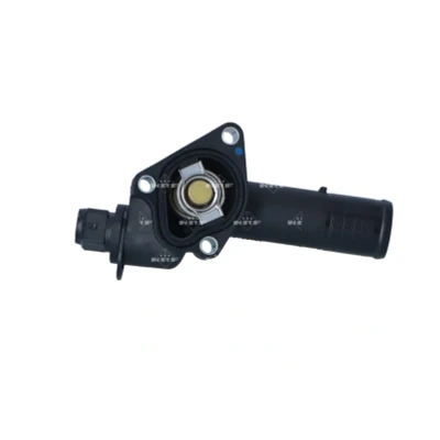 Abbildung von NRF 725056 Kühlwasserthermostat 89 mit Sensor, Dichtring Gehäuse RENAULT: CLIO 3, SCENIC 2, MEGANE SUZUKI: Jimny SUV, NISSAN: MICRA 3