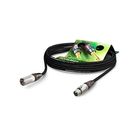 Abbildung von Sommer Cable AES/EBU DMX512 110 Ohms SC Binary 234 MKII XLR NC3MXX / NC3FXX Neutrik, schwarz (30m)