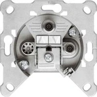 Abbildung von Hirschmann EDS 322 F 3 Fach Antennen Einzeldose Twin SAT