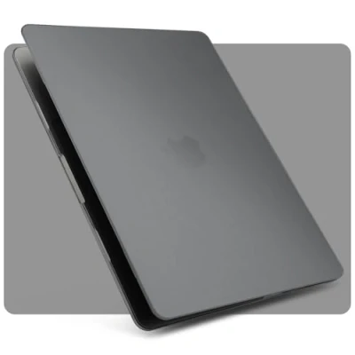 Abbildung von ZYB Hülle Kompatibel mit MacBook Air 13.6 Zoll M3 M2 (2024 2022 Freisetzung) Modell A3113 A2681, Ultradünne Schutzhülle Hartschale Hard Case, Matt Space Grau
