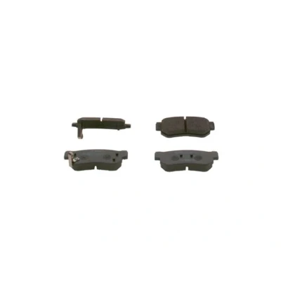 Abbildung von BOSCH 0 986 494 417 Bremsbelagsatz Low Metallic mit akustischer Verschleißwarnung Montageanleitung HYUNDAI: Santa Fe 2, I, SONATA 4