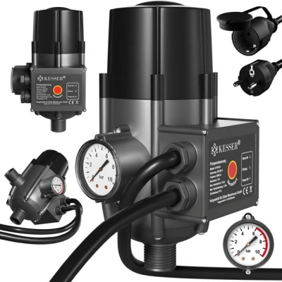 Abbildung von KESSER Wasserpumpe, Pumpensteuerung mit Baranzeige Kabel 10 bar Druckwächter