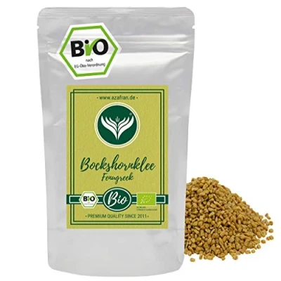 Abbildung von Azafran BIO Bockshornklee Saat ganz Bockshornkleesamen 250g
