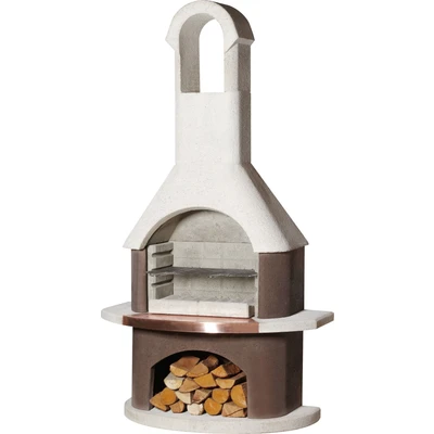 Abbildung von Buschbeck Grillkamin St. Moritz, BxTxH: 110x65x203 cm