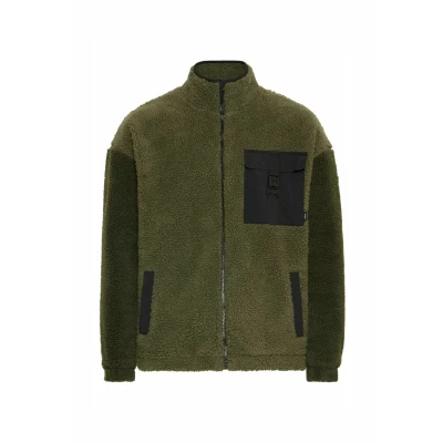 Abbildung von Indicode Jeans Fleecejacke, Herren, Größe: Small, Army