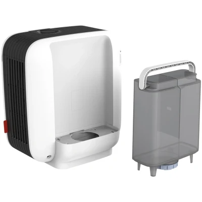 Abbildung von BONECO Hybrid Luftbefeuchter &amp; Luftreiniger H700 10L 150 m² / 375 m3 HEPA Filter stromsparend leise App Steuerung/Messung/Timer AUTO Modi Aroma spülmaschinenfeste Komponenten, weiß
