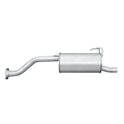 Abbildung von HELLA 8LD 366 030 371 Endschalldämpfer hinten mit Anbauteilen HONDA: CIVIC 6 Hatchback, V Fastback