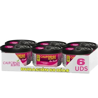 Abbildung von California Scents CCS 607 Coronado Cherry Air Lufterfrischer für Auto/Zuhause, 6 Stück