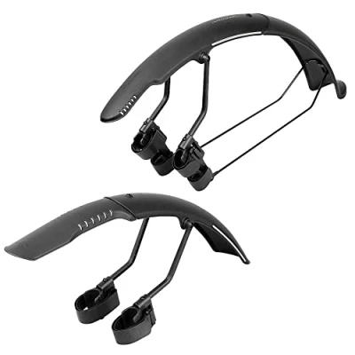 Abbildung von TOPEAK Unisex Erwachsene Tetrafender G1 &amp; G2 Kotflügelset Vorne Und Hinten, Schwarz Grau, 64.5 X 27.5 12.2 cm 51.4 16.8 EU