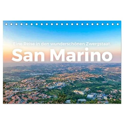 Abbildung von San Marino Eine Reise in den wunderschönen Zwergstaat. (Tischkalender 2025 DIN A5 quer), CALVENDO Monatskalender