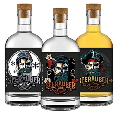 Abbildung von Gin Tasting Set Seeräuber verschiedene Sorten (Gin No.4)