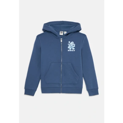 Abbildung von Roxy Fleecepullover, Surfgefühl, Reißverschluss, gebürstet, für Mädchen, Blau, Größe 40