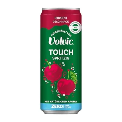 Abbildung von Volvic Touch Spritzig Kirsche zero, 12er Pack (12 x 0.33 l) EINWEG
