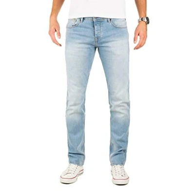 Abbildung von Yazubi Herren Jeans Edvin Slim Fit Jeanshose Für Männer, Blau (Flint Stone 183916), W29/L34