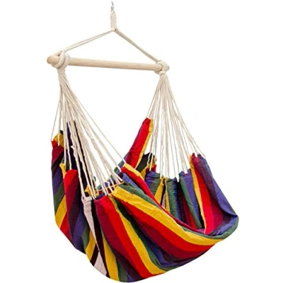 Abbildung von AMANKA Hängestuhl XXL Hängesessel für 2 Pers.+360 Swivel, 185x130cm Hängesitz bis 150 kg