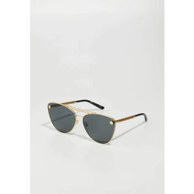 Abbildung von Versace Sonnenbrille goldcoloured/dark grey, Damen, Größe: 64, Gold coloured/dark grey