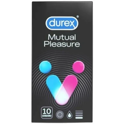 Abbildung von Durex Mutual Pleasure Kondome für einen gemeinsamen Höhepunkt, 1er Pack (1 x 10 Stück)