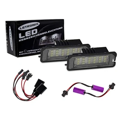 Abbildung von LETRONIX SMD LED Kennzeichenbeleuchtung Nummernschildbeleuchtung CAN Bus Module 6000K mit E Prüfzeichen