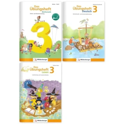 Abbildung von Sicher ins 4. Schuljahr Paket: Rechnen Schreiben Lesen Grammatik · Klasse 3: Wichtige Grundlagen des Stoffs der 3. wiederholen, um gut zu starten.