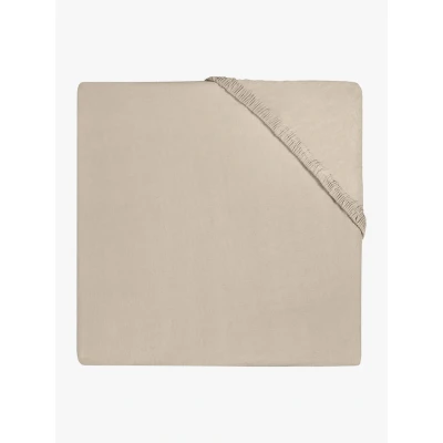 Abbildung von Jollein Jersey Spannbettlaken Little Lemonade, 140 cm Länge x 70 Breite/150 75 Breite, Soft Grau