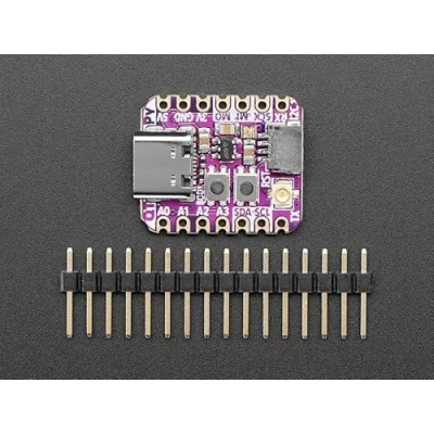 Abbildung von Adafruit QT Py ESP32 S2 WiFi Dev Board mit uFL Antennenanschluss STEMMA